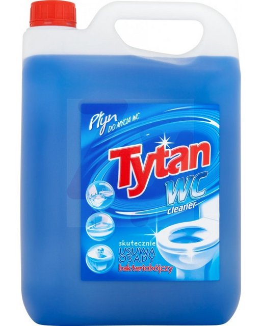 Засіб для чищення унітазів TYTAN блакитний, рідкий, 5000мл